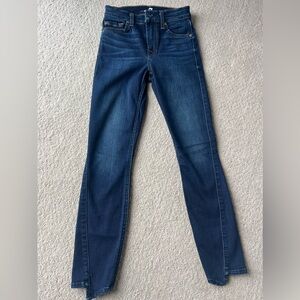 7 jeans, ankle gwenevere, size 24